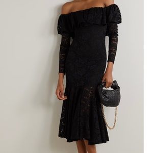 NWT CAROLINE CONSTAS off the shoulder lace dress